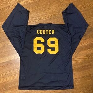 Vintage Alpha Phi Omega College Frat hockey jersey “cooter” large